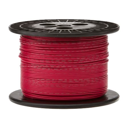 REMINGTON INDUSTRIES 14 AWG Gauge UL1007 Stranded Hook-Up Wire, 300V, 0.0641" Diameter, Red, 250' Length 14UL1007STRRED250